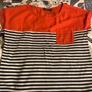 Red white and blue shirt